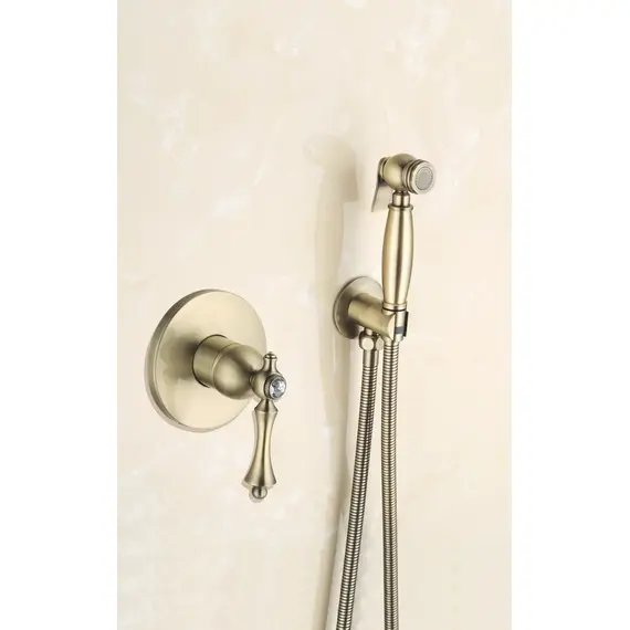 Смеситель с гигиеническим душем Rose R0105Q, изображение 2