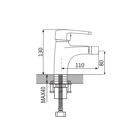 Смеситель для биде Shevanik S5007F, изображение 2
