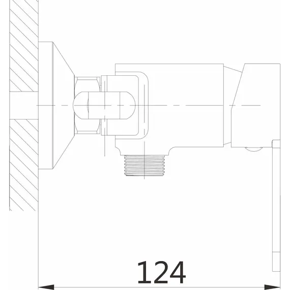 Смеситель с гигиеническим душем Shevanik S8105H-1, изображение 2
