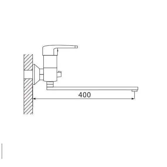 Смеситель для ванны Shevanik S5022F, изображение 2