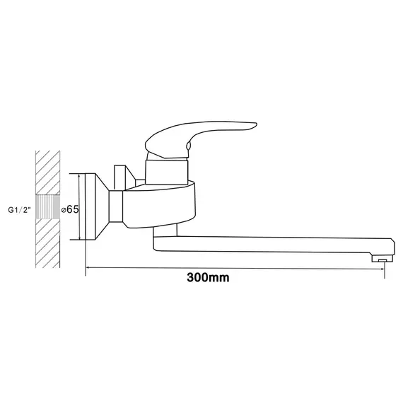 Смеситель для ванны Shevanik S5502, изображение 2