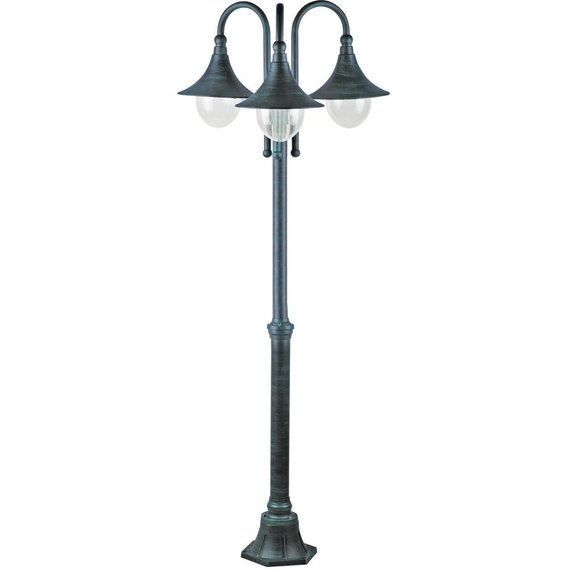 Садово-парковый светильник Arte Lamp Malaga A1086PA-3BG