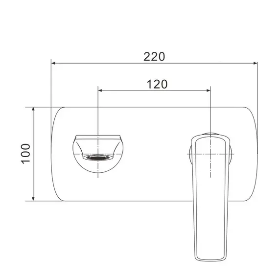 Смеситель для раковины Rose R1341, изображение 2