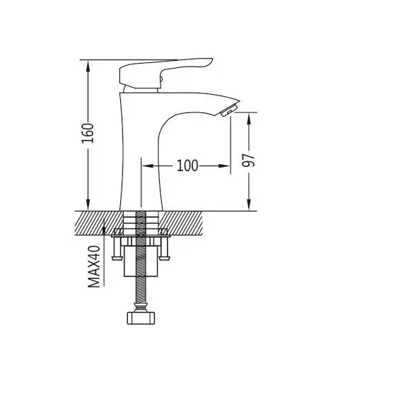 Смеситель для раковины Shevanik S5101, изображение 2