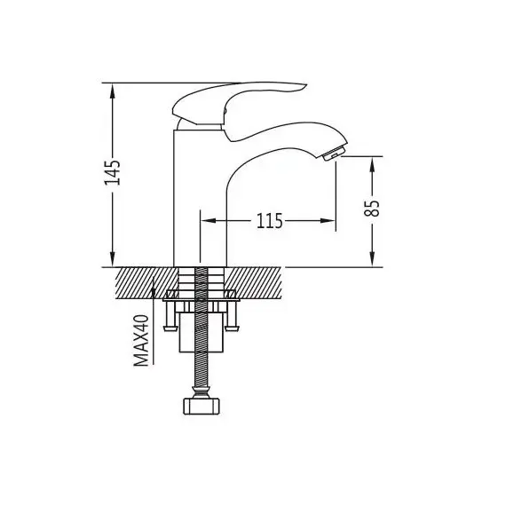 Смеситель для раковины Shevanik S5501, изображение 2