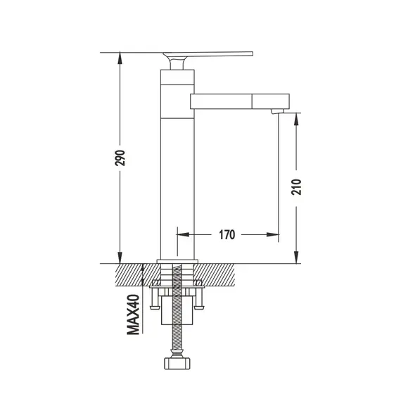 Смеситель для раковины Shevanik S6611F, изображение 2