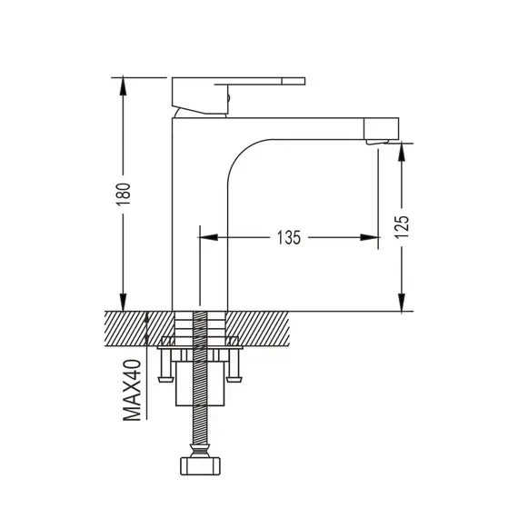Смеситель для раковины Shevanik S8601, изображение 2
