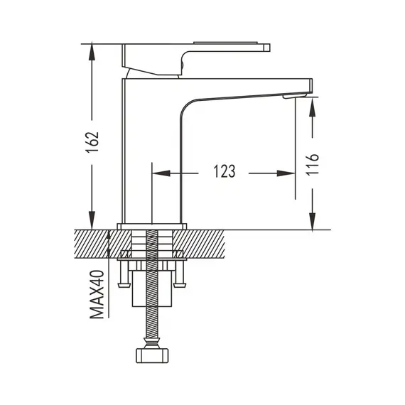 Смеситель для раковины Shevanik S9001, изображение 3
