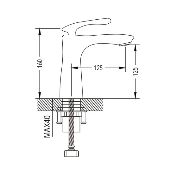Смеситель для раковины Shevanik S9401, изображение 2