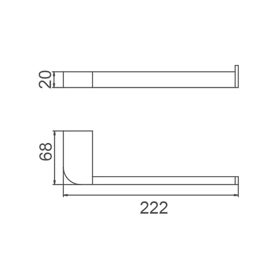 Держатель для бумажных полотенец Gerhans K27203 хром, изображение 2