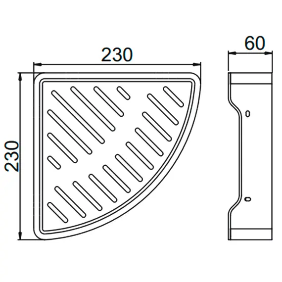 Полка-решетка Gerhans K50362 хром, изображение 2