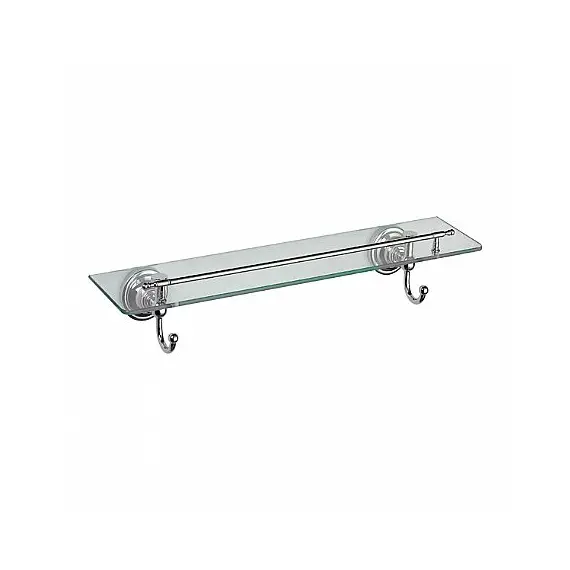Стеклянная полка Ledeme L1407 хром