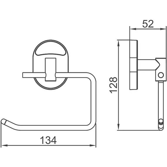 Держатель для бумажных полотенец Ledeme L1903-3 хром, изображение 2