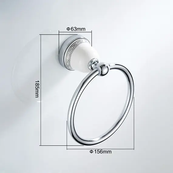 Полотенцедержатель на присосках Ledeme L3604 хром, изображение 3