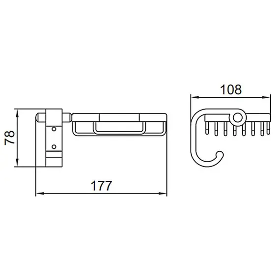 Мыльница Ledeme L5502-1, черный, изображение 2