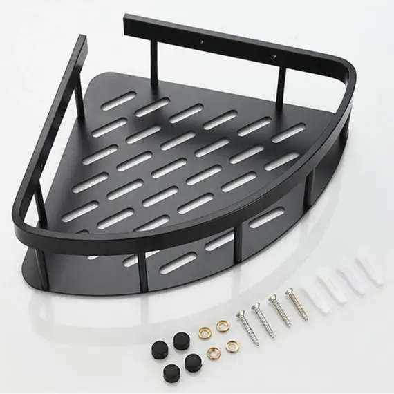 Полочка для ванной Ledeme L5507-1 черный, изображение 5