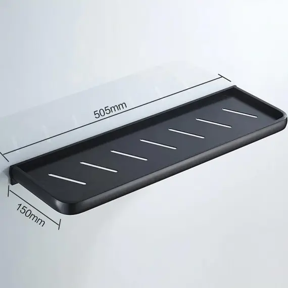 Полочка для ванной Ledeme L5507 черный, изображение 2