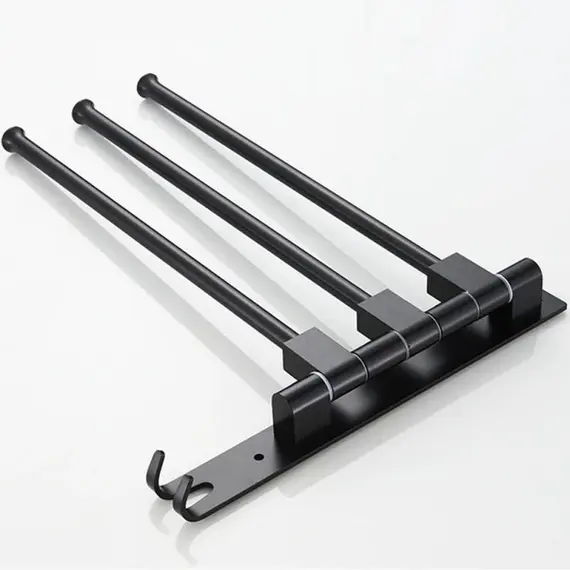 Полотенцедержатель Ledeme L5513 черный, изображение 4