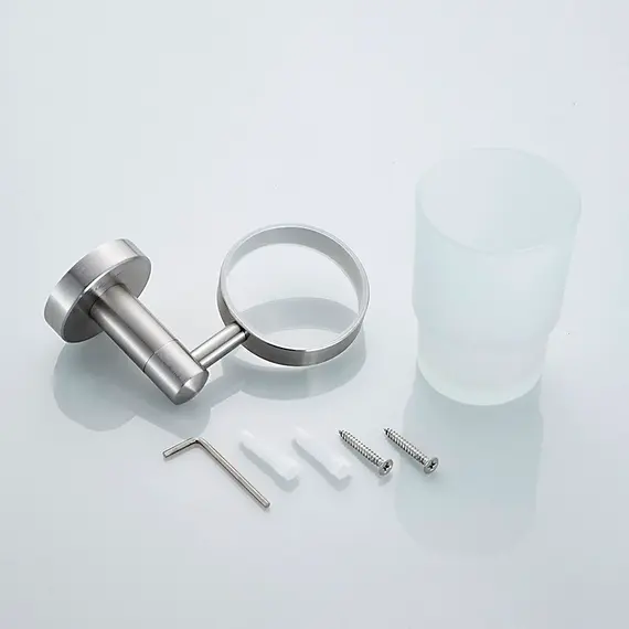 Стакан для ванной Ledeme L71706 нержавеющая сталь, изображение 5