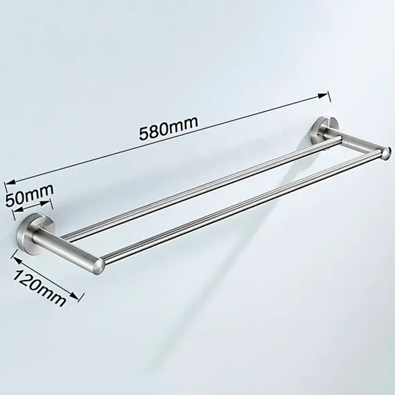 Полотенцедержатель Ledeme L71709 нержавеющая сталь, изображение 2