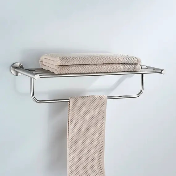 Полка для полотенец Ledeme L71724 нержавеющая сталь, изображение 3