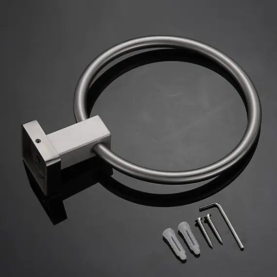 Полотенцедержатель Ledeme L71804 нержавеющая сталь, изображение 2