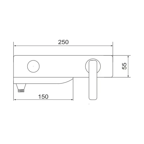 Смеситель для ванны Rose R2702H, изображение 2