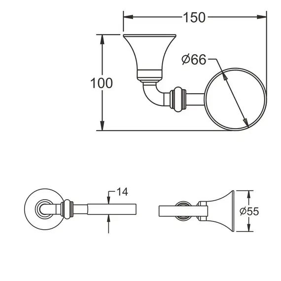 Стакан для ванной Rose RG1212, изображение 2