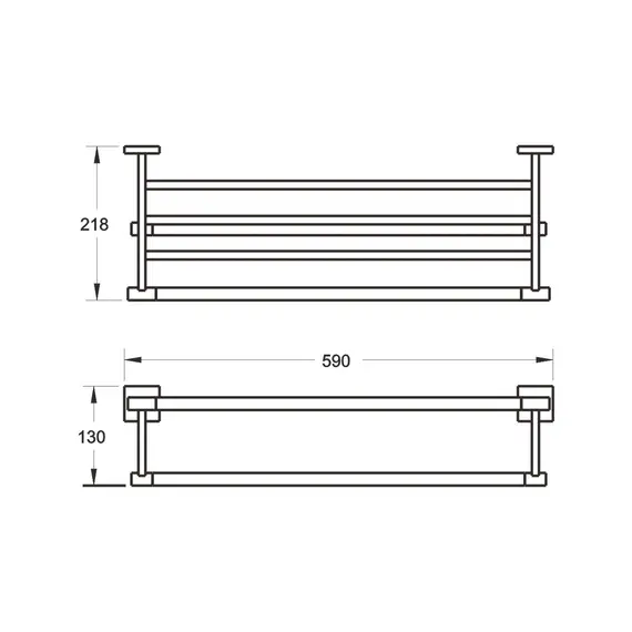 Полка для полотенец Rose RG3008H, изображение 2
