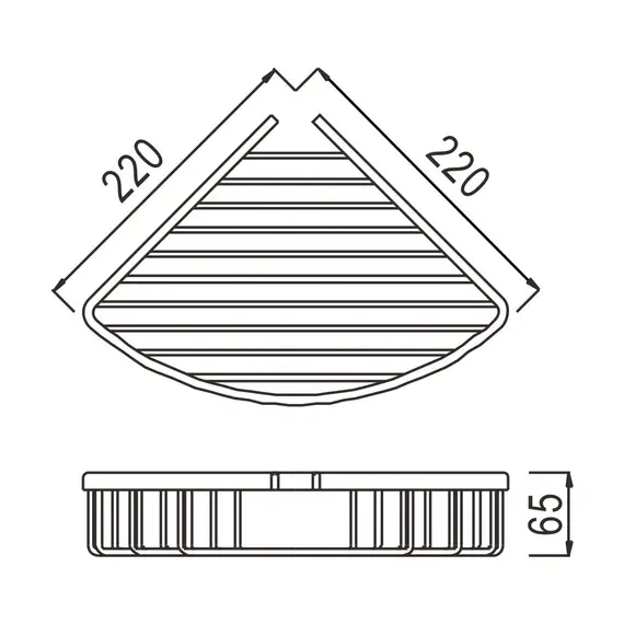 Полочка для ванной Rose RW11, изображение 2