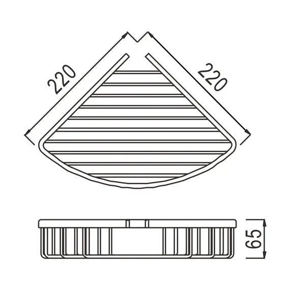 Полочка для ванной Rose RW11Q, изображение 2