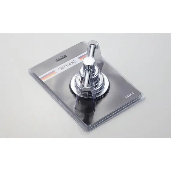 Двойной крючок Gerhans K24205 на присосках хром, изображение 9