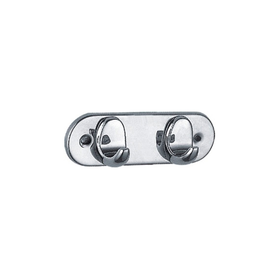 Двойной крючок Ledeme L1505-2 хром