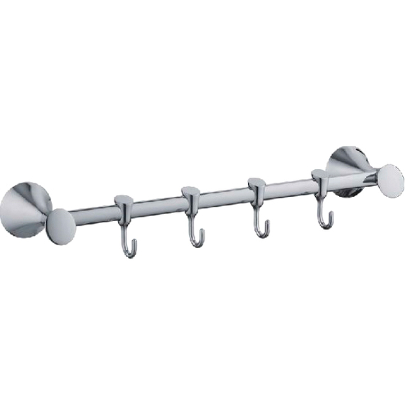 Держатель с 4-я крючками Ledeme L1615-4 хром
