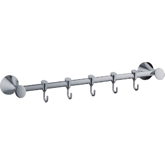 Держатель с 5-ю крючками Ledeme L1615-5 хром
