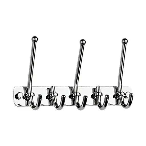 Планка с 5-ю крючками Ledeme L201-5 хром