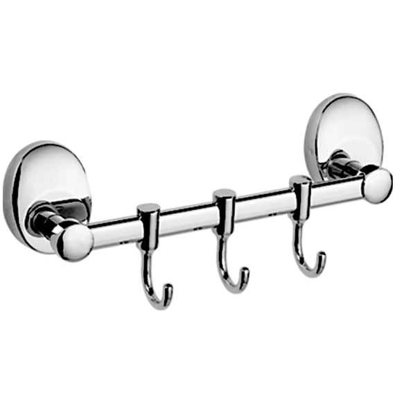 Держатель с 3-мя крючками Ledeme L3315-3 хром
