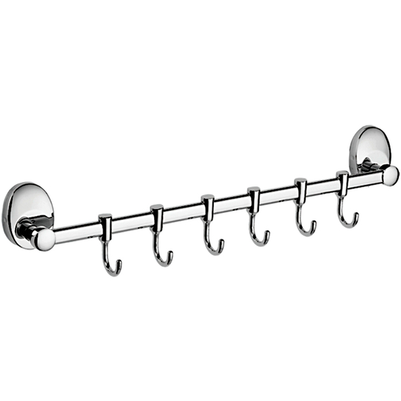 Держатель с 6-ю крючками Ledeme L3315-6 хром