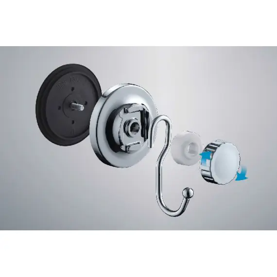 Одинарный крючок Ledeme L3705-1 хром, изображение 3