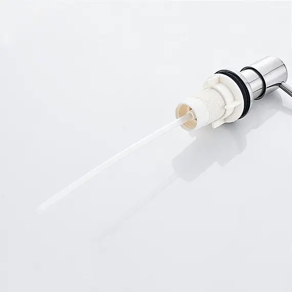 Дозатор для жидкого мыла Ledeme L405-1 400 мл никель, изображение 5