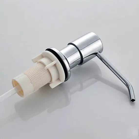 Дозатор для жидкого мыла Ledeme R L405-2 400 мл хром, изображение 5