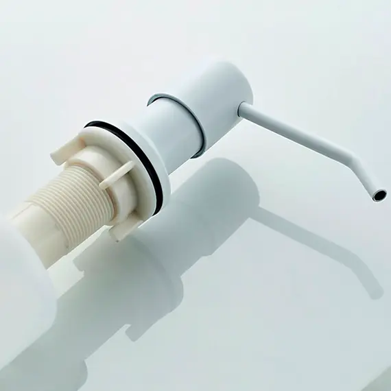 Дозатор жидкого мыла Ledeme R L405H белый матовый, изображение 13