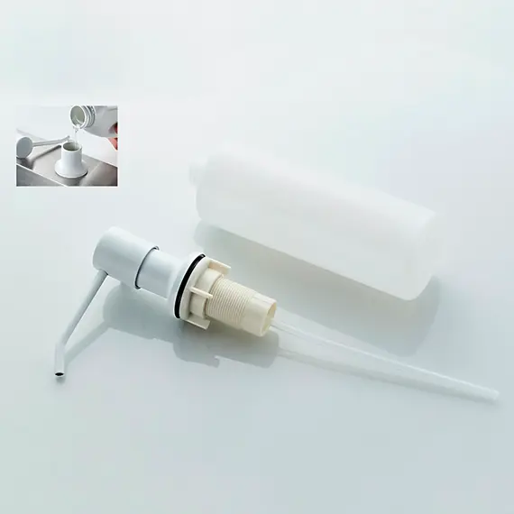 Дозатор жидкого мыла Ledeme R L405H белый матовый, изображение 14