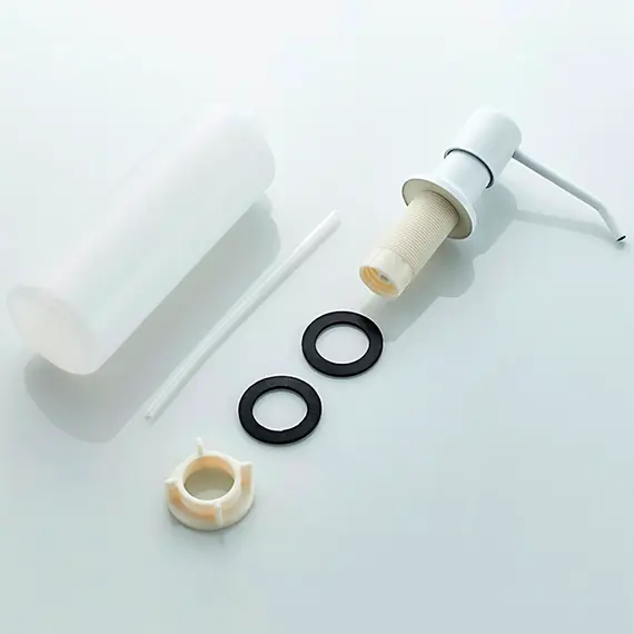 Дозатор жидкого мыла Ledeme R L405H белый матовый, изображение 15