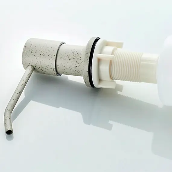 Дозатор жидкого мыла Ledeme L405K 400 мл бежевый, изображение 4