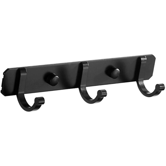 Планка с 3-мя крючками Ledeme L5516-3 черный