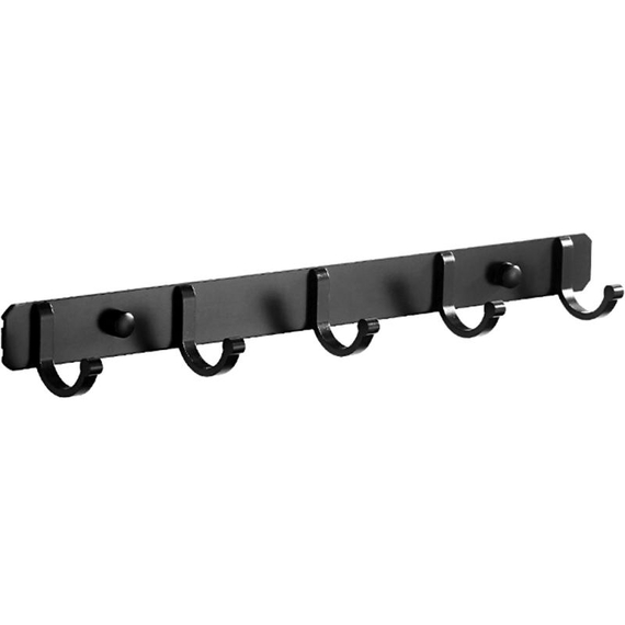 Планка с 5-ю крючками Ledeme L5516-5 черный