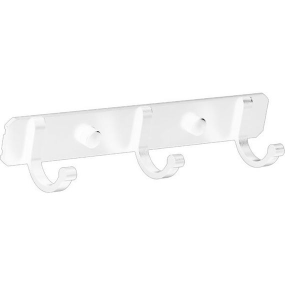 Планка с 3-мя крючками Ledeme L5516W-3 белый
