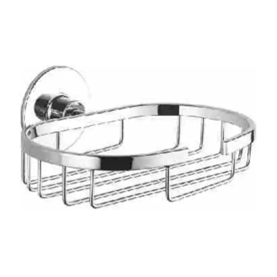 Мыльница самоклеющийся Ledeme L5702-1, хром