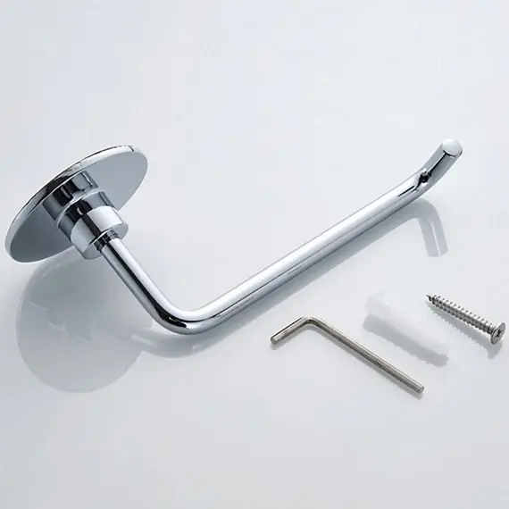 Бумогадержатель самоклеющийся Ledeme L5703-4 хром, изображение 6